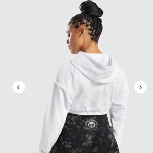 KK FIT Cropped Jacket | White | Small